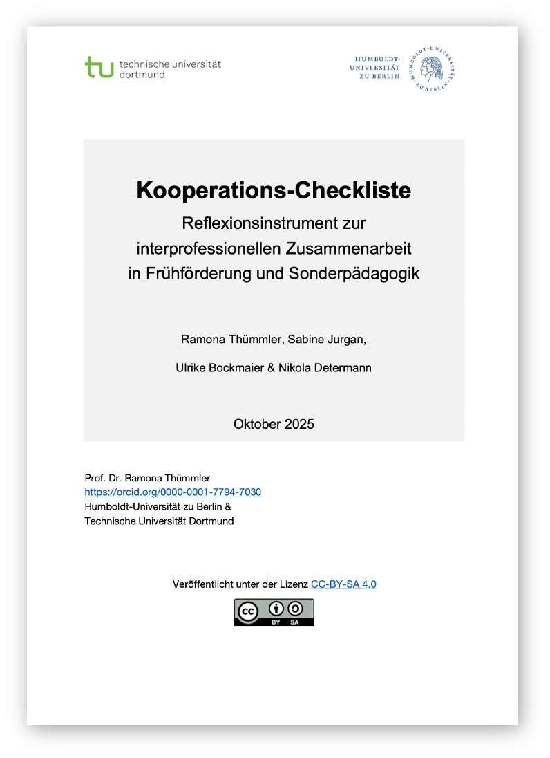 Deckblatt Kooperations-Checkliste